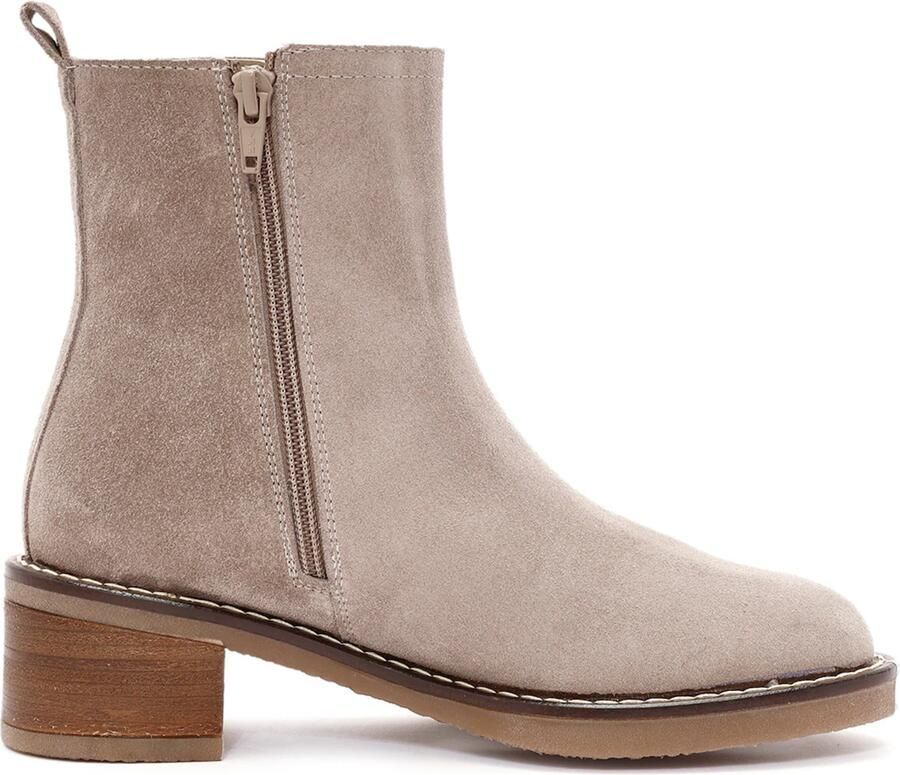 DERIMOD Chelsea Boots Suede Leather Chelsea - Foto 5