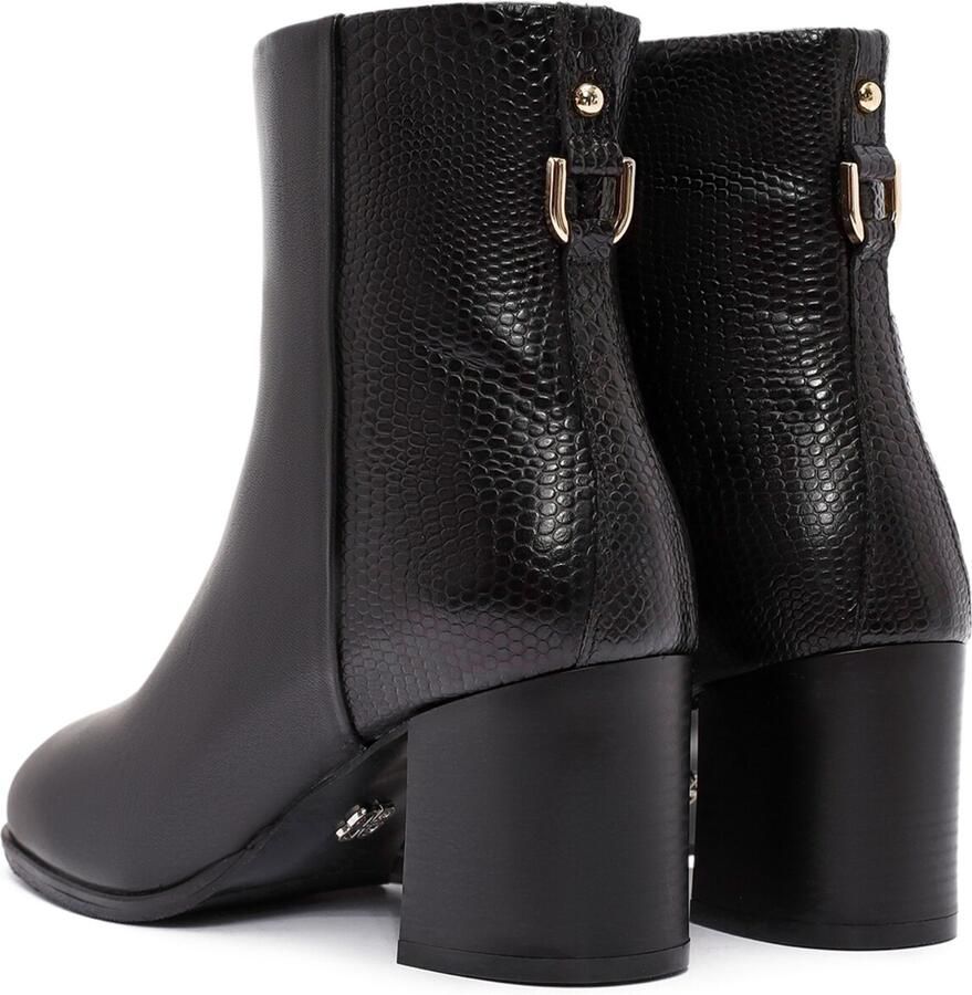 DERIMOD Heeled Ankle Boots Leather Heeled Ankle - Foto 2