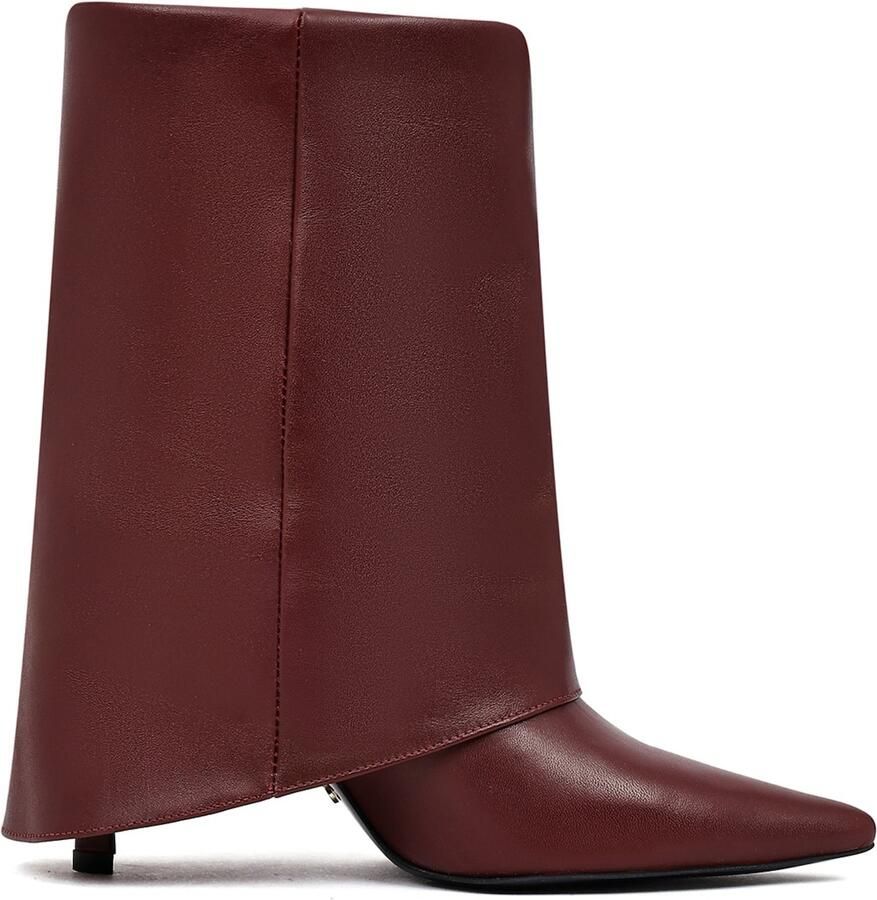DERIMOD Heeled Ankle Boots Leather Heeled Ankle - Foto 2