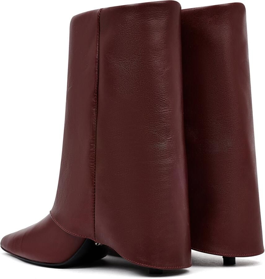 DERIMOD Heeled Ankle Boots Leather Heeled Ankle - Foto 3