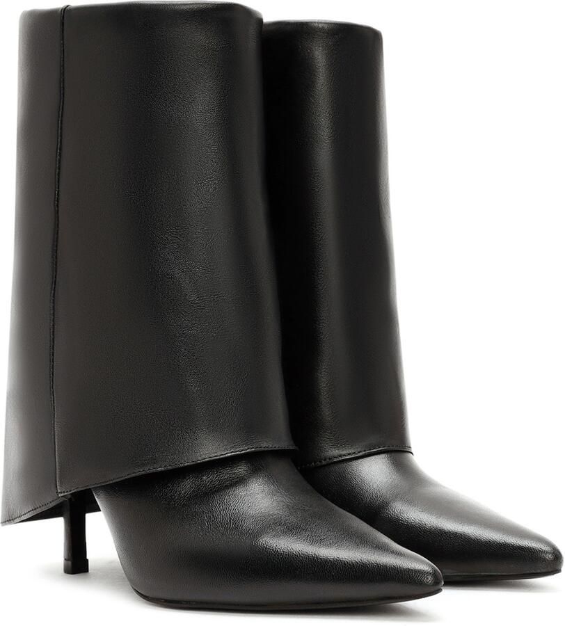 DERIMOD Heeled Ankle Boots Leather Heeled Ankle - Foto 3