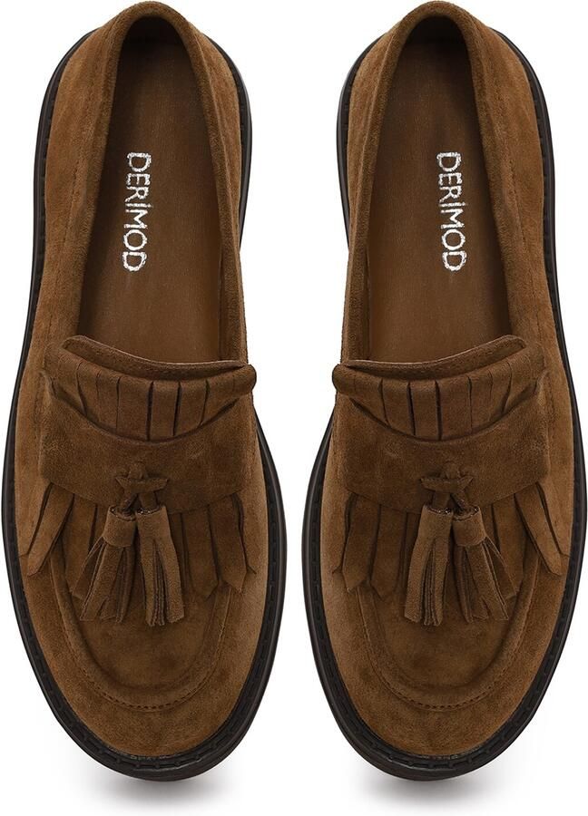 DERIMOD Plateau-Tasselloafers Suède Plateau-Tasselloafers - Foto 3