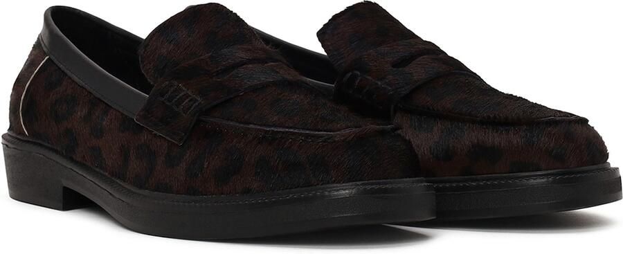 DERIMOD Loafers Met Lage Hak Echt Leren Loafers Met Lage Hak - Foto 2