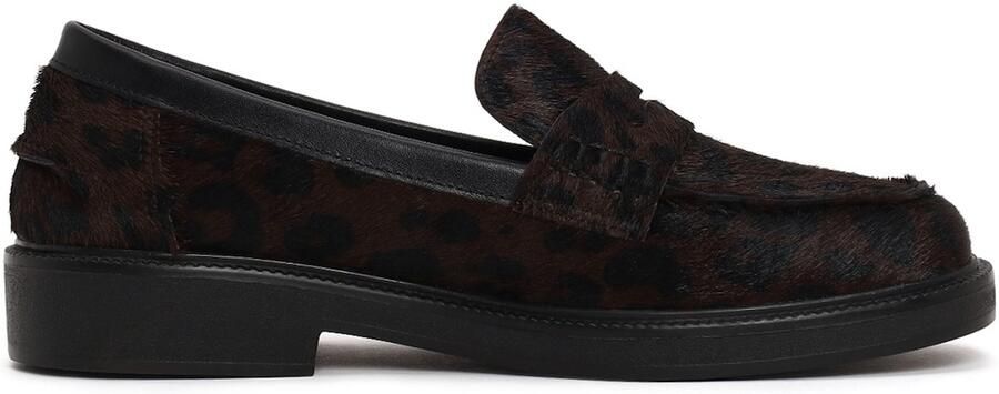 DERIMOD Loafers Met Lage Hak Echt Leren Loafers Met Lage Hak
