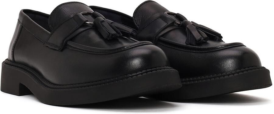 DERIMOD Instaploafers Met Kwastjes Leren Instaploafers Met Kwastjes