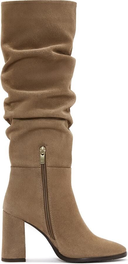 DERIMOD Heeled Boots Suede Leather Heeled - Foto 6