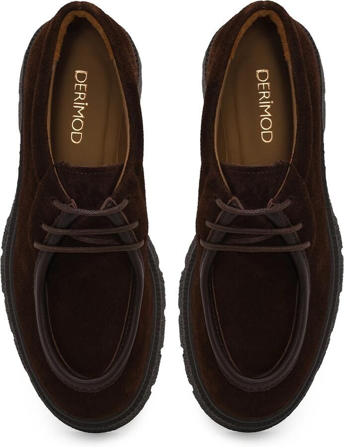 DERIMOD Chunky Veterschoenen Suède Chunky - Foto 4