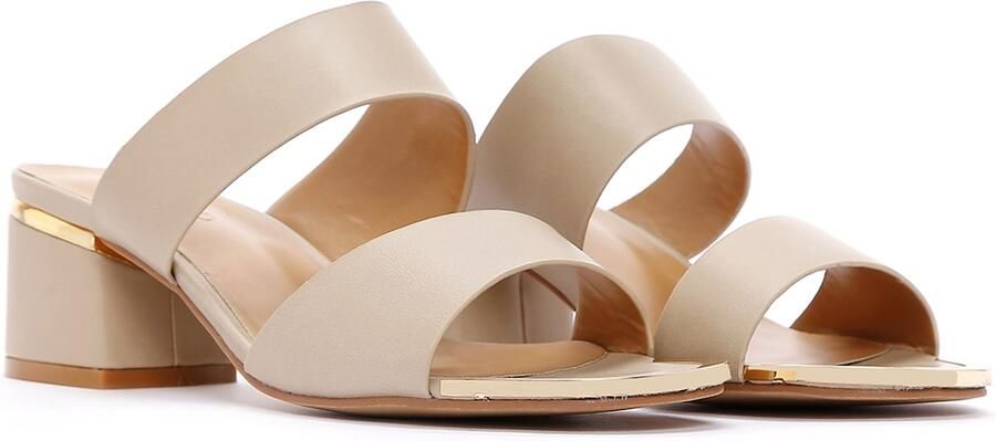 DERIMOD Muiltjes Met Middelhoge Hak Imitation Leren Mid Heel - Foto 5
