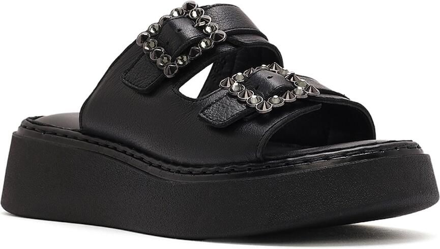 DERIMOD Muiltjes Leren Muiltjes With Rhinestone Details - Foto 2