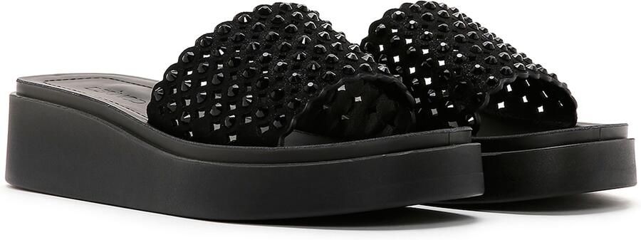 DERIMOD Muiltjes Imitation Leren Muiltjes With Rhinestone Details - Foto 6