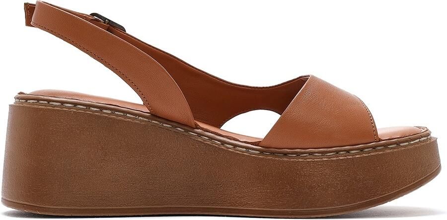 DERIMOD Sandalen Met Sleehak Leren Wedge - Foto 5