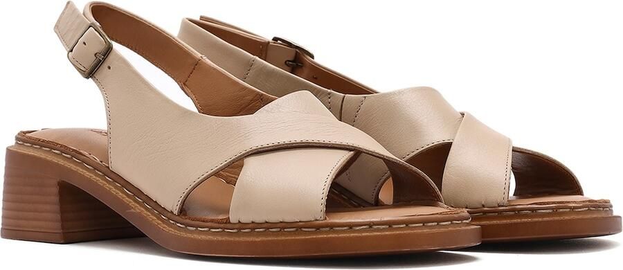 DERIMOD Sandalen Met Middelhoge Hak Leren Mid Heel - Foto 5