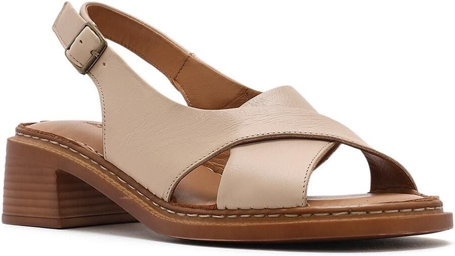 DERIMOD Sandalen Met Middelhoge Hak Leren Mid Heel - Foto 2