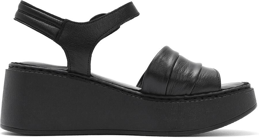 DERIMOD Sandalen Met Sleehak Leren Wedge - Foto 5