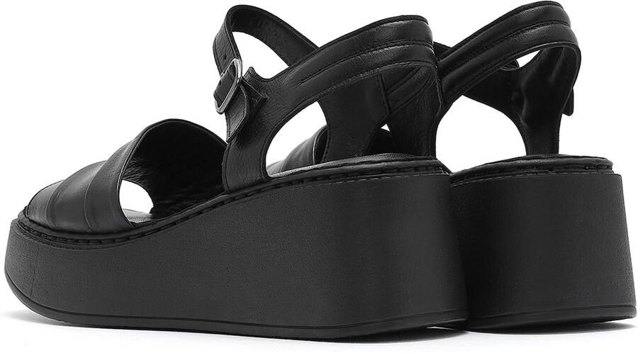 DERIMOD Sandalen Met Sleehak Leren Wedge - Foto 3