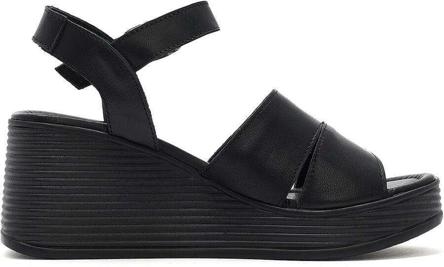 DERIMOD Sandalen Met Sleehak Leren Wedge - Foto 4