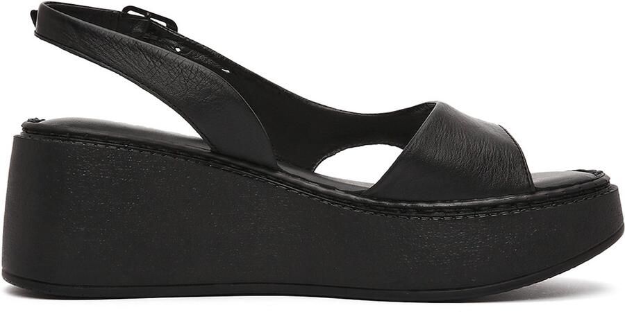DERIMOD Sandalen Met Sleehak Leren Wedge - Foto 5