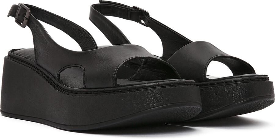 DERIMOD Sandalen Met Sleehak Leren Wedge - Foto 4