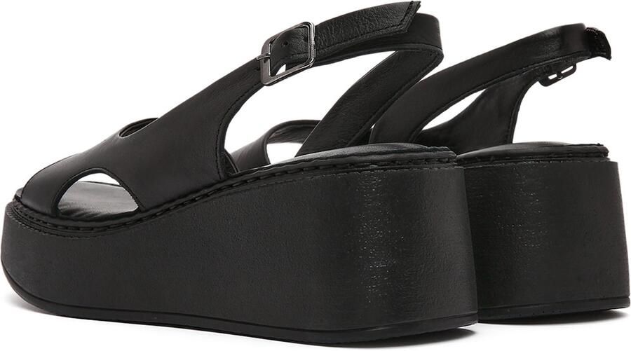 DERIMOD Sandalen Met Sleehak Leren Wedge - Foto 3