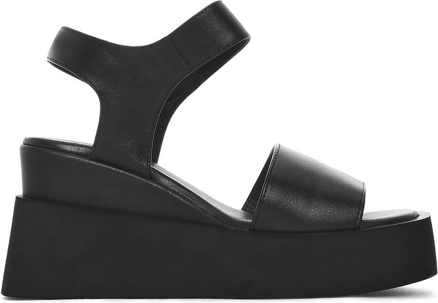 DERIMOD Sandalen Met Sleehak Leren Wedge - Foto 2