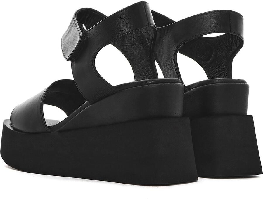 DERIMOD Sandalen Met Sleehak Leren Wedge - Foto 5
