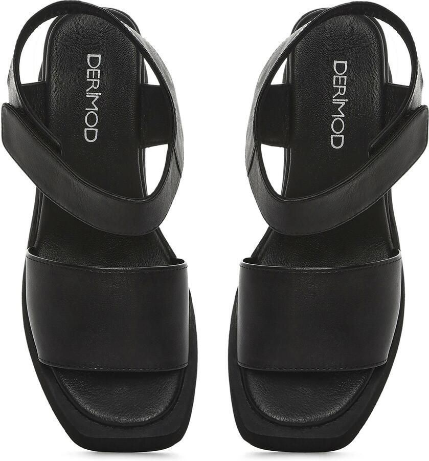 DERIMOD Sandalen Met Sleehak Leren Wedge - Foto 3