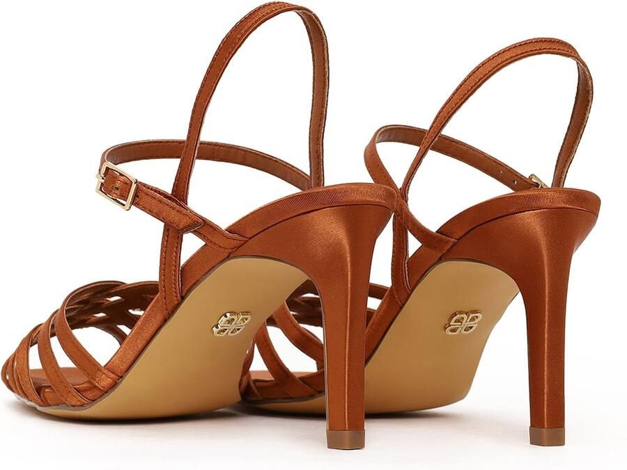 DERIMOD Sandalen Met Hoge Hak Textiel High Heel - Foto 3