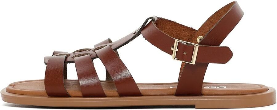 Derimod Sandalen met riem bruin