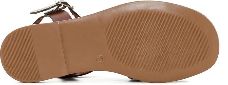 Derimod Sandalen met riem bruin - Foto 5
