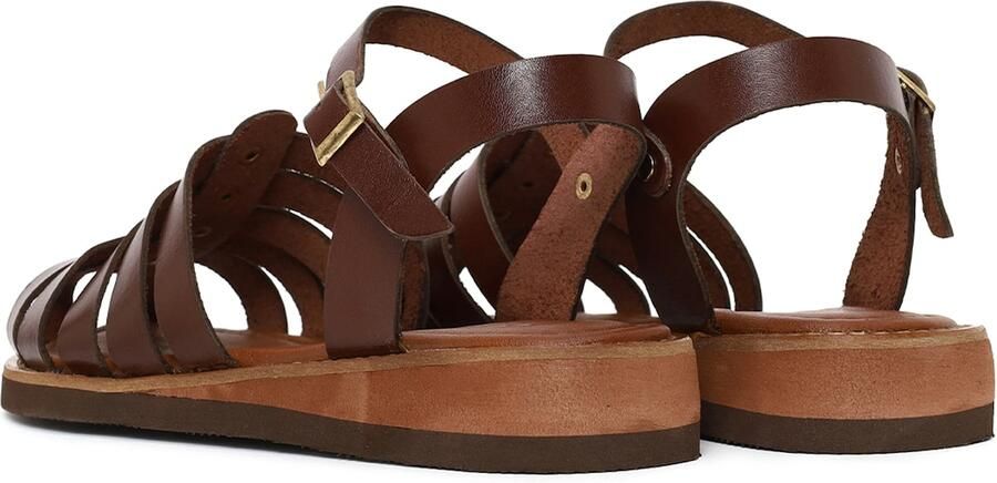 Derimod Sandalen met riem donkerbruin - Foto 3