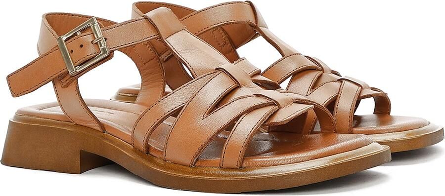 Derimod Sandalen met riem lichtbruin - Foto 4