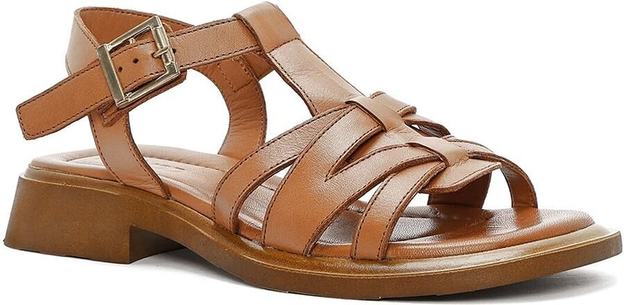 Derimod Sandalen met riem lichtbruin - Foto 2