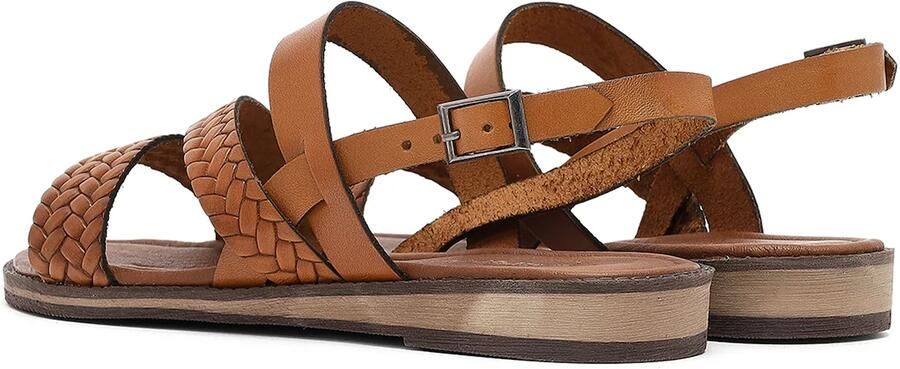 Derimod Sandalen met riem lichtbruin - Foto 5