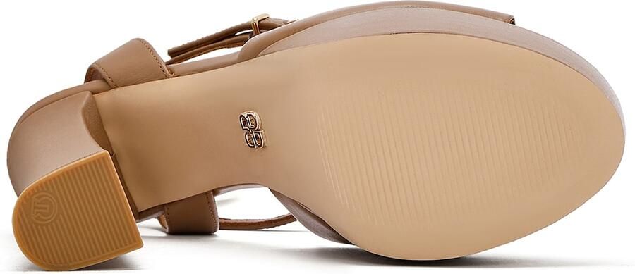 DERIMOD Sandalen Met Hoge Hak Leren High Heel - Foto 6