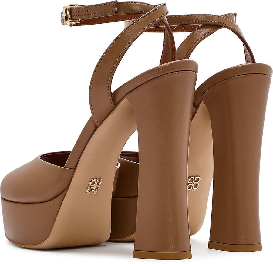 DERIMOD Sandalen Met Hoge Hak Leren High Heel - Foto 3