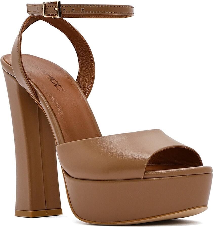 DERIMOD Sandalen Met Hoge Hak Leren High Heel - Foto 4