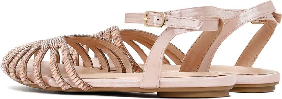 DERIMOD Sandalen Imitation Leren Sandalen With Rhinestone Details - Foto 5