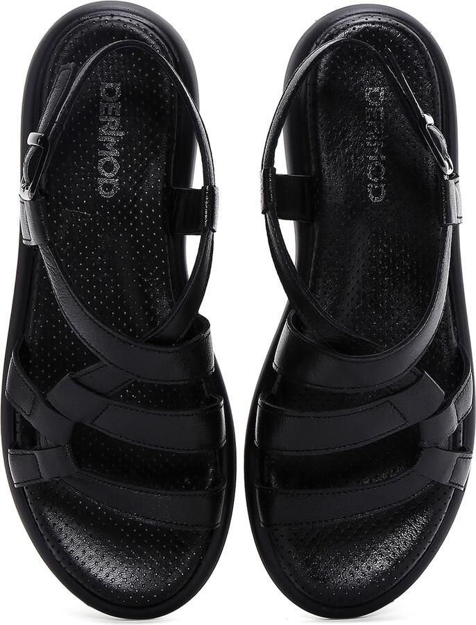 Derimod Sandalen met riem zwart - Foto 2