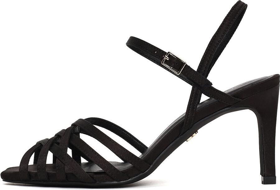 DERIMOD Sandalen Met Hoge Hak Textiel High Heel