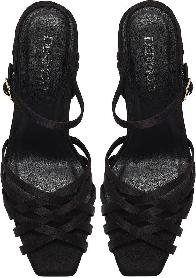 DERIMOD Sandalen Met Hoge Hak Textiel High Heel - Foto 3