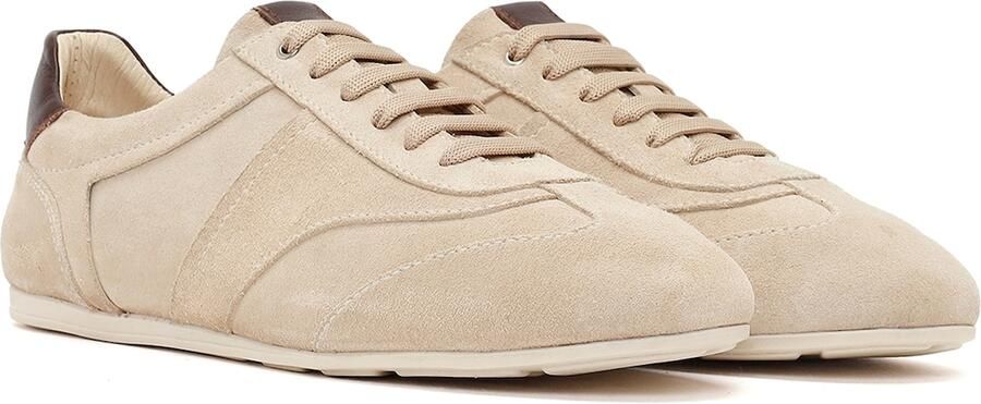 Derimod Sneakers laag beige bruin - Foto 2