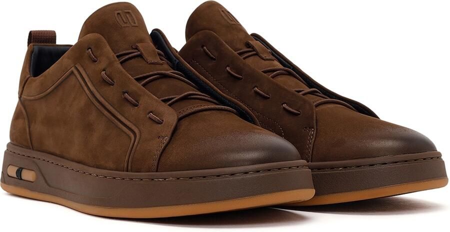 Derimod Sneakers laag chocoladebruin - Foto 4