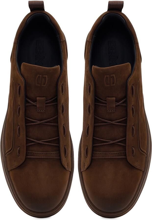 Derimod Sneakers laag chocoladebruin - Foto 2