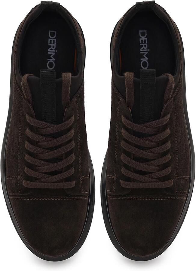 Derimod Sneakers laag chocoladebruin - Foto 2