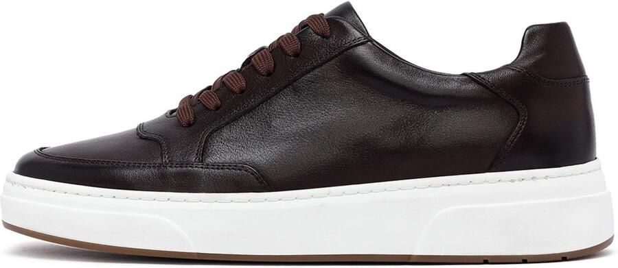 Derimod Sneakers laag donkerbruin