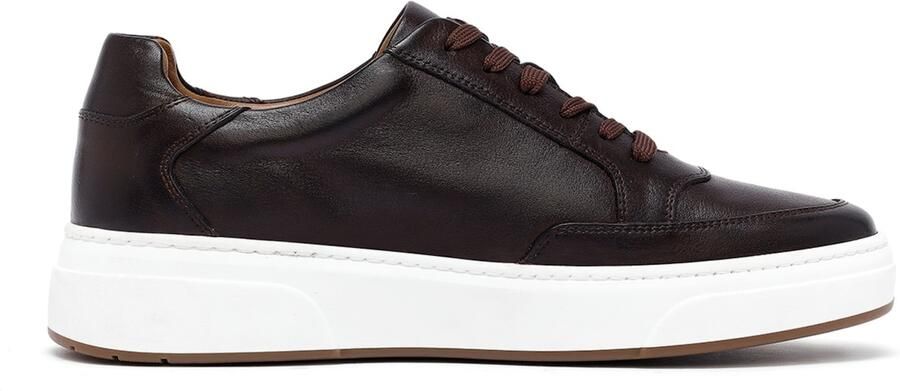 Derimod Sneakers laag donkerbruin - Foto 4