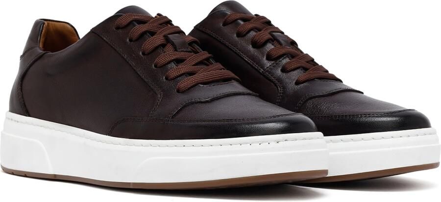 Derimod Sneakers laag donkerbruin - Foto 3