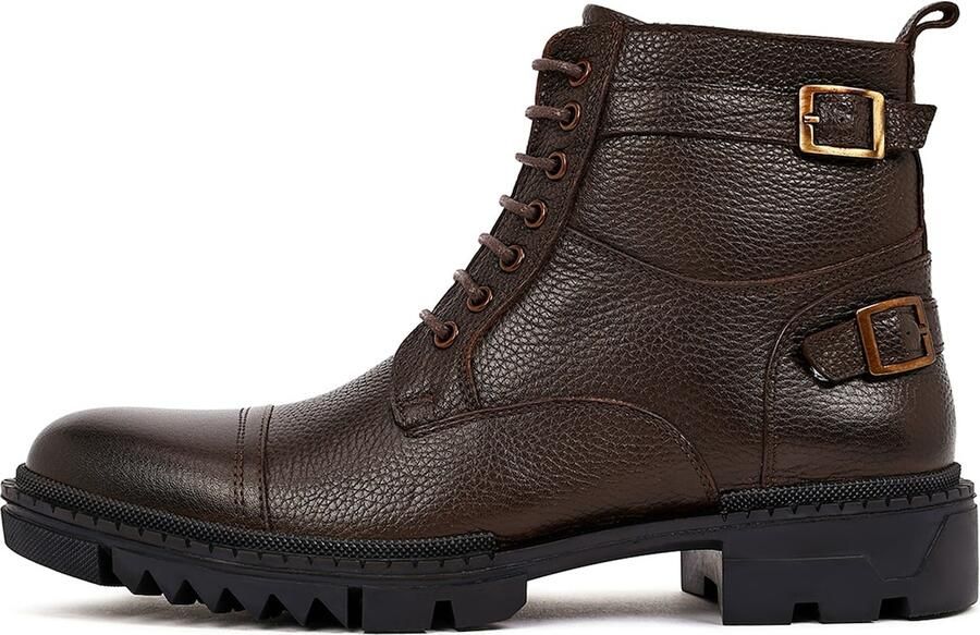 Derimod Veterboots donkerbruin