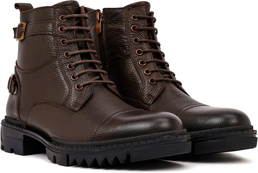 Derimod Veterboots donkerbruin - Foto 4