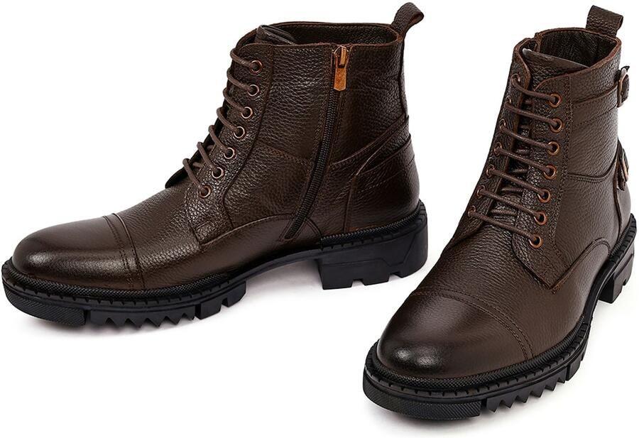 Derimod Veterboots donkerbruin - Foto 3